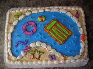 Pool Party Cake