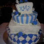 wedding blue and white alice in wonderland