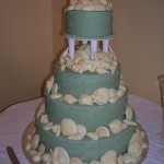 16 wedding blue shells tier separator